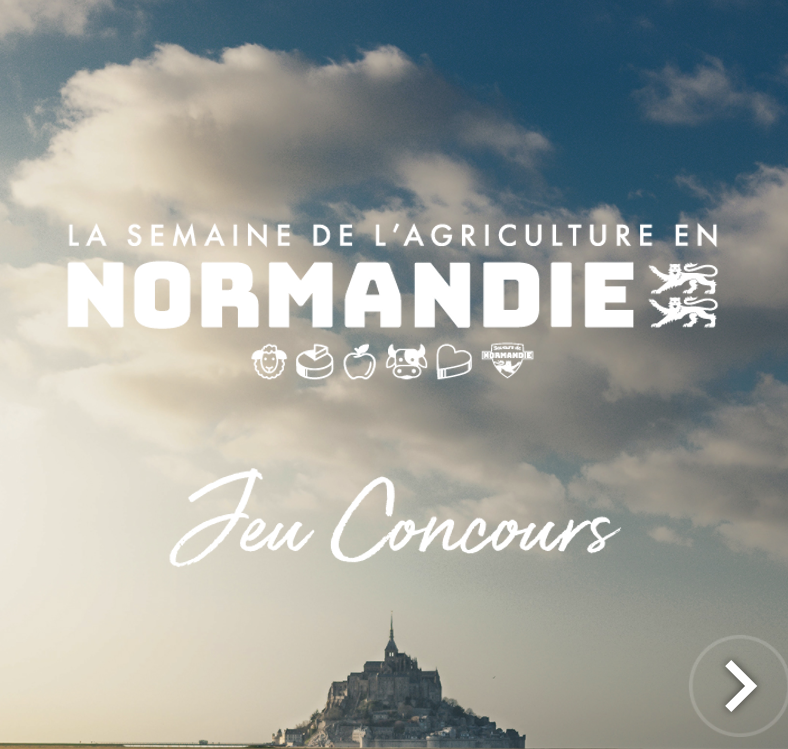 Jeu concours à la découverte de la Normandie  Semaine de l'agriculture